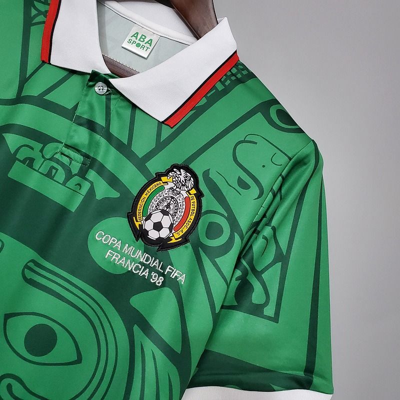 Retro Mexico national 1998 home - WCFOOTBALLSUIT