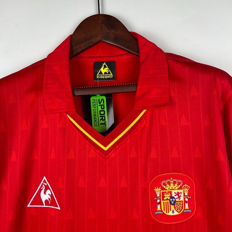 Retro Spain national 1988 - 1991 home game - WCFOOTBALLSUIT