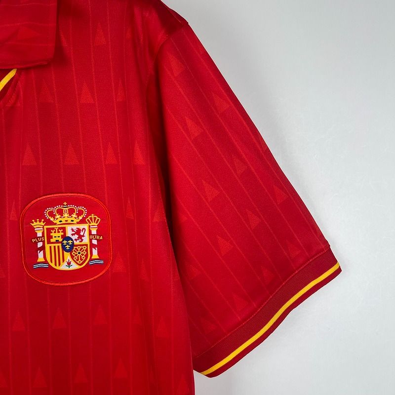 Retro Spain national 1988 - 1991 home game - WCFOOTBALLSUIT