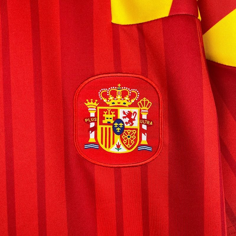 Retro Spain national 1992 - 1994 home game - WCFOOTBALLSUIT