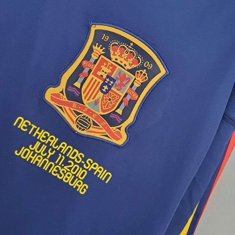 Retro Spain national 2010 away Long Sleeves - WCFOOTBALLSUIT